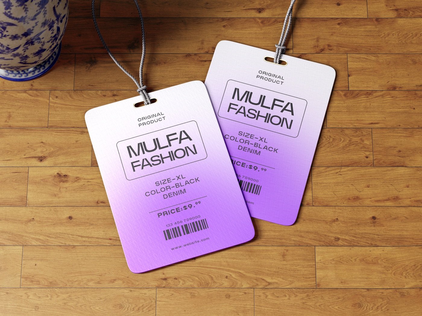 Hang Tags & Swing Tickets example